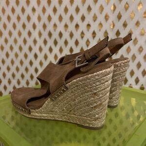 Wedge heel sandals size 8